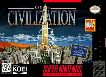 Sid Meier's Civilization (USA) (Beta) box cover front